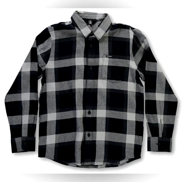 Volcom Shirts Tops Nwot Volcom Big Boys Curwin Long Sleeve - Main Image